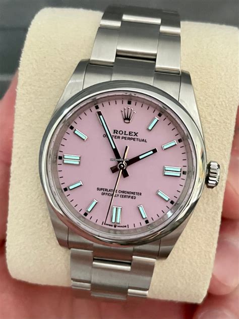 rolex women's watch pink|Rolex op 36 candy pink.